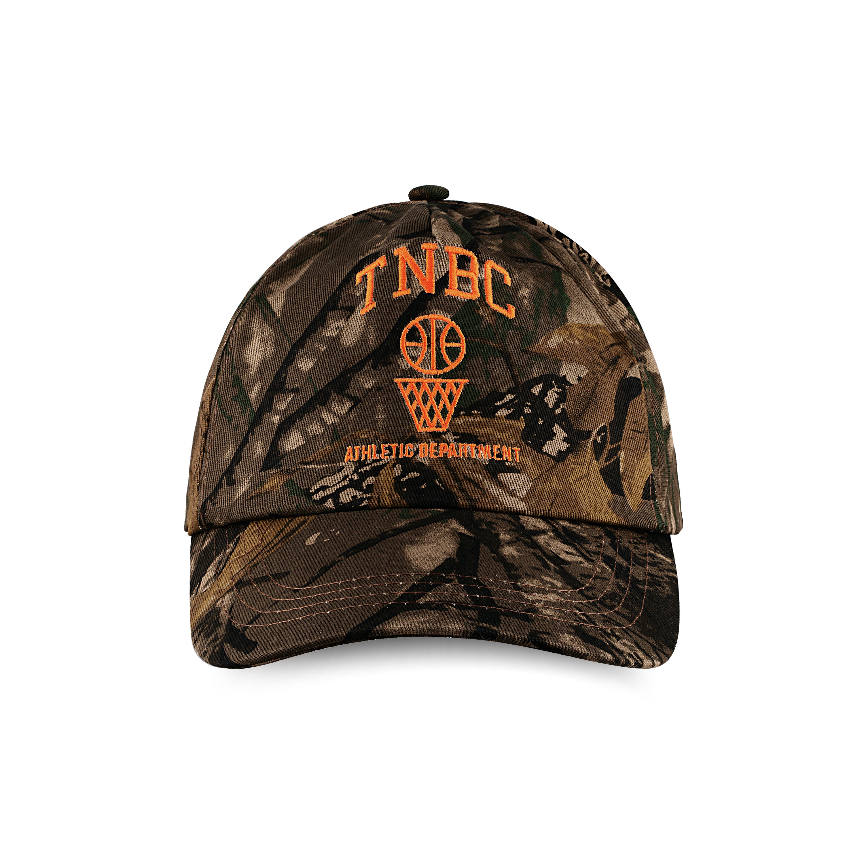 TNA Camouflage Baseball Cap with Orange Embroidered Logo TNA Logo Baseball Hat – TNAMerch.com main image 3